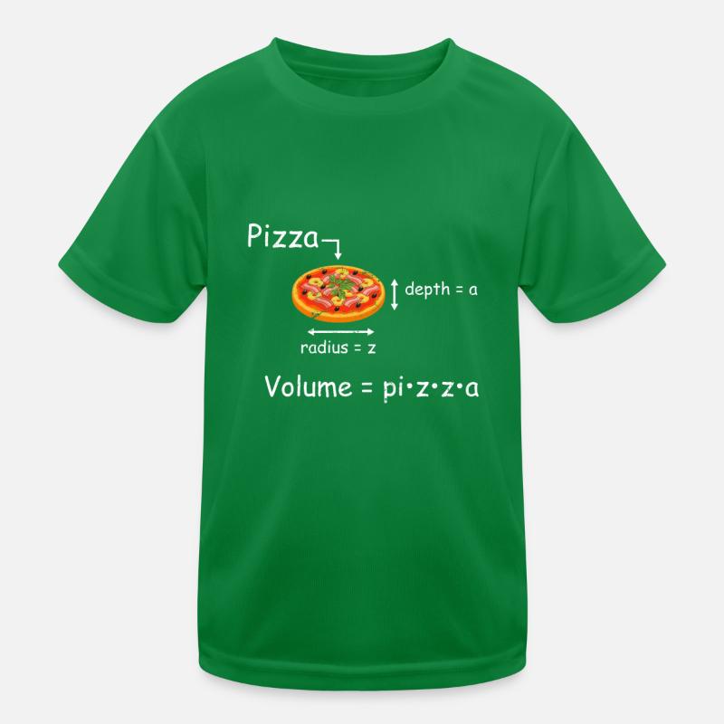 Mathematician Pizza Circle Math Student Math Teacher Kids Functional T-Shirt
