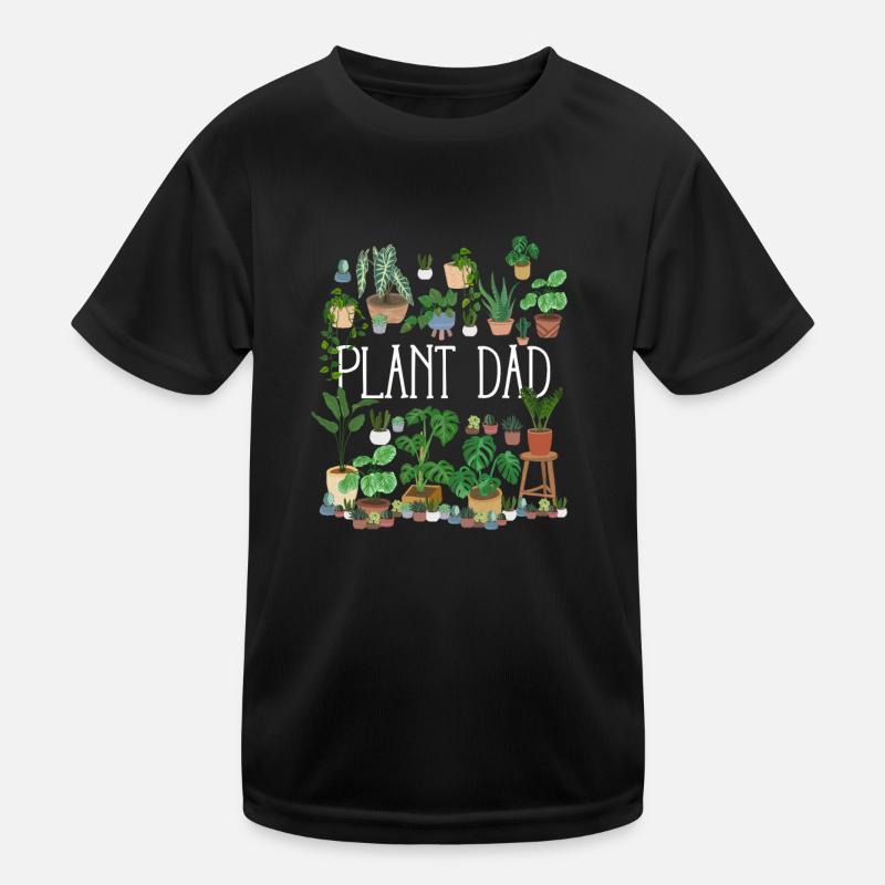Plant Dad Kinder Funktions-T-Shirt