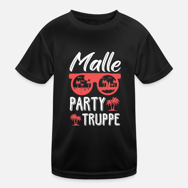 Malle Party Troupe Kids Functional T-Shirt