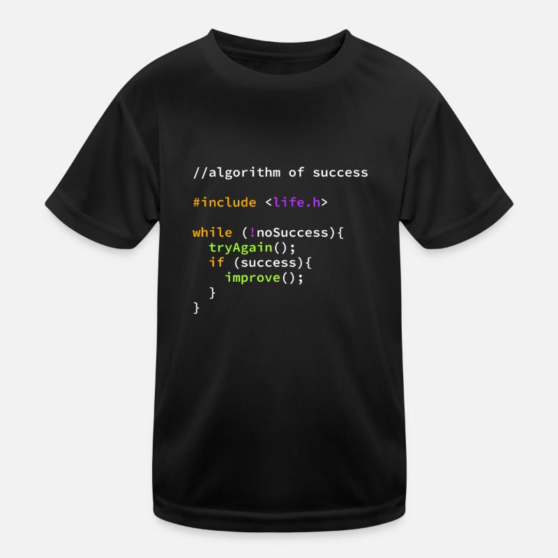 Erfolg erfolgreicher Programmierer Algorithmus Kinder Funktions-T-Shirt
