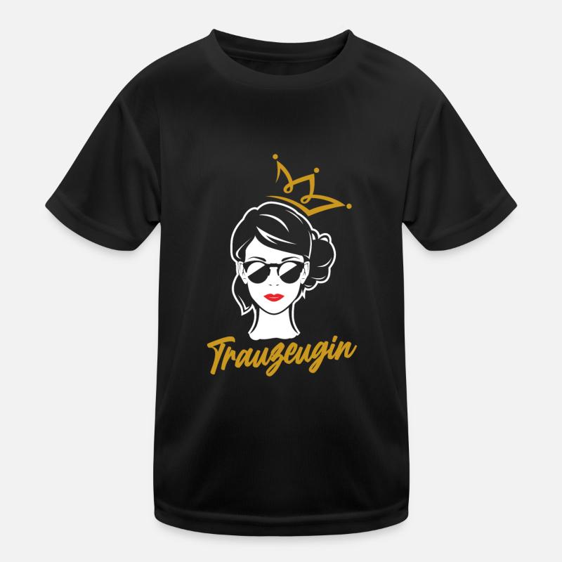 Ich Bin Trauzeugin Lustiges Trauzeugin Geschenk Kinder Funktions-T-Shirt