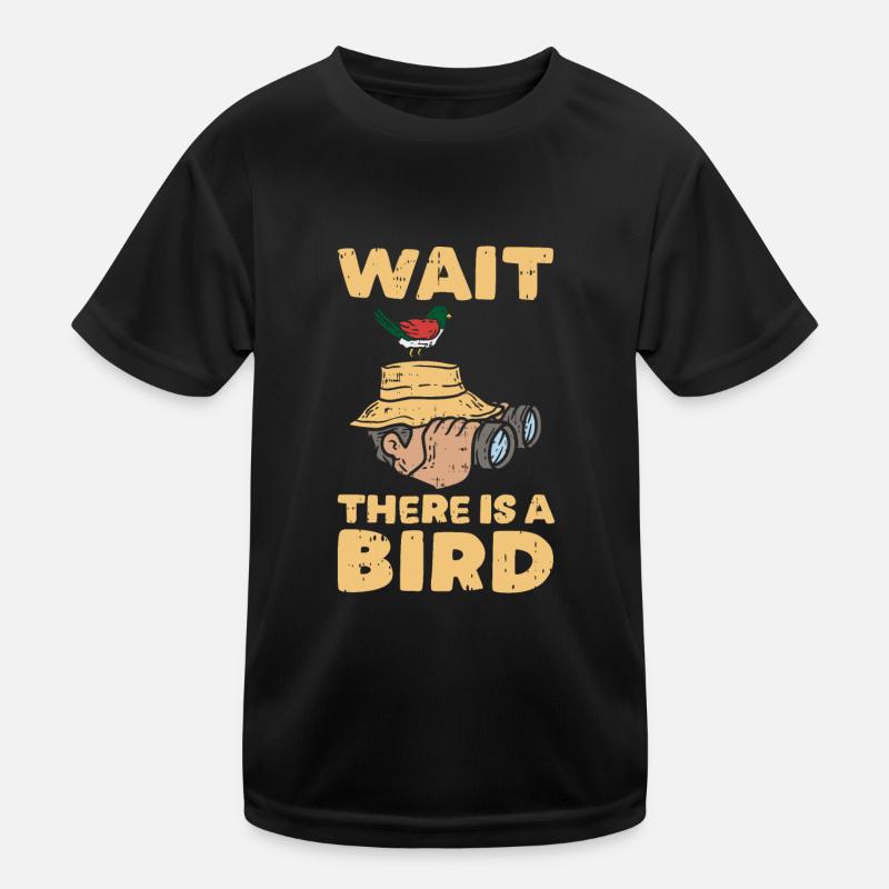 Jumelles d'observation des oiseaux Illustration T-shirt sport Enfant