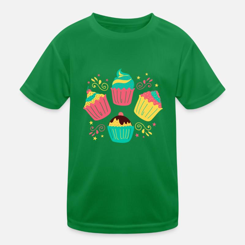 Cupcakes Kids Functional T-Shirt