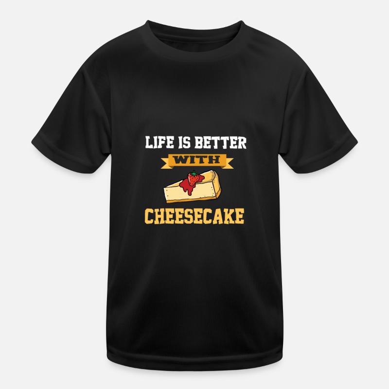 Cheesecake Cake Quark Cake Cheesecake Kids Functional T-Shirt
