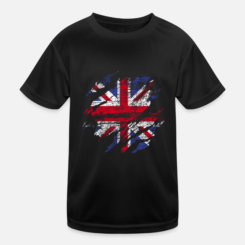 Großbritannien Kinder Funktions-T-Shirt