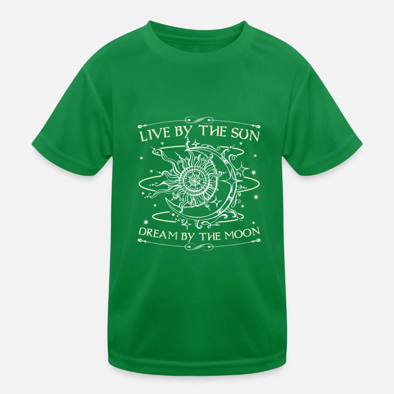 Lune Soleil Étoiles Occulte T-shirt sport Enfant