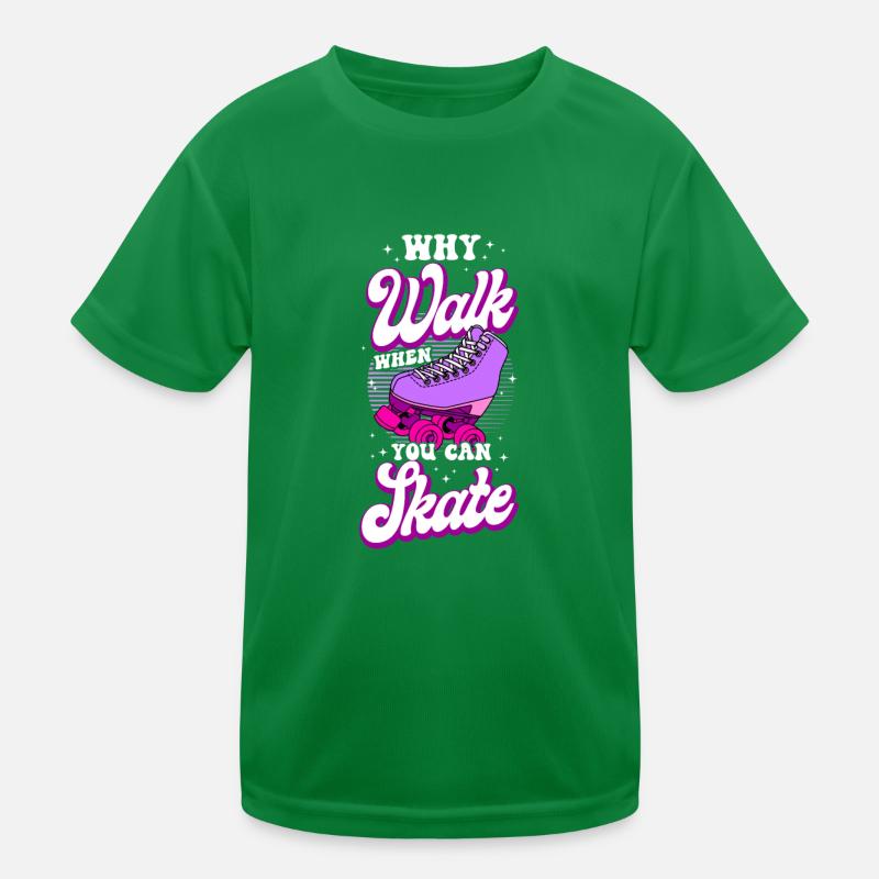 Cool Roller Skating Skate Girl Kinder Funktions-T-Shirt