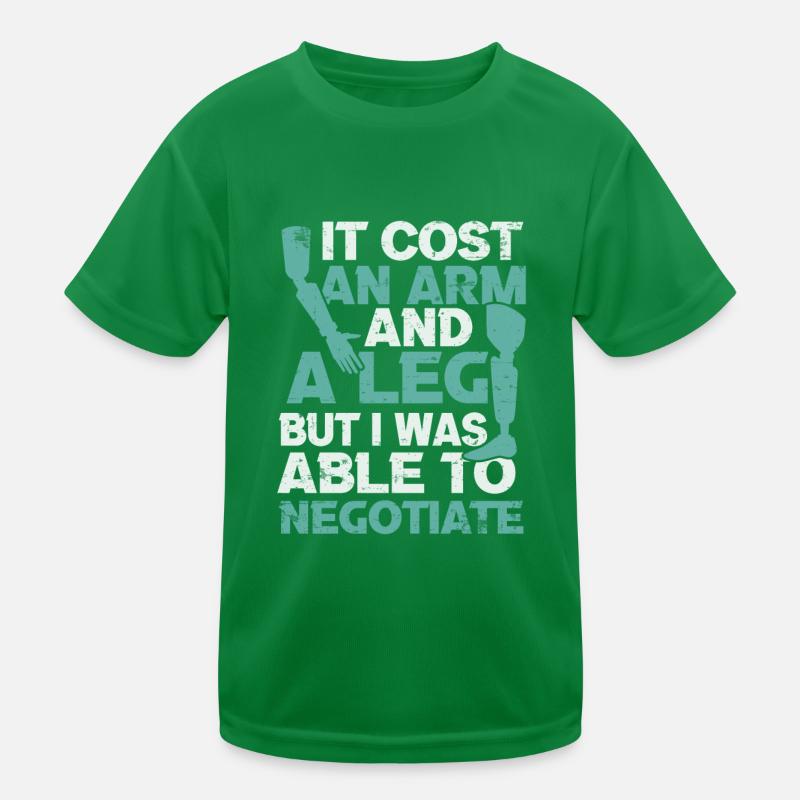 Amputation Rollstuhl Kinder Funktions-T-Shirt