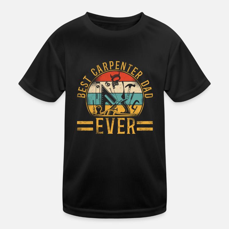 Woodworker Carpenter Tools Vintage Kinder Funktions-T-Shirt