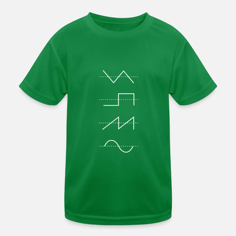 Synthétiseur Techno Waveform Synth Geek T-shirt sport Enfant