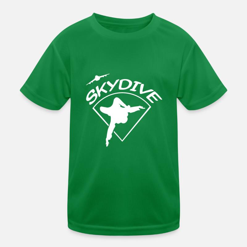 Skydive skydivers in free fall Kids Functional T-Shirt