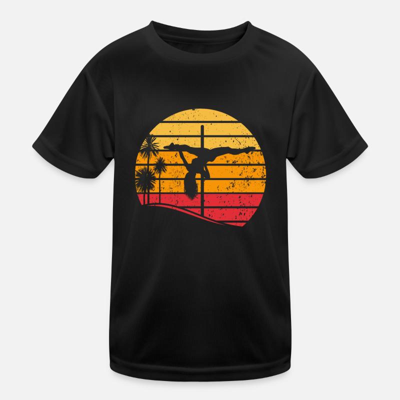 Sunset Pole dance Danse de perches T-shirt sport Enfant
