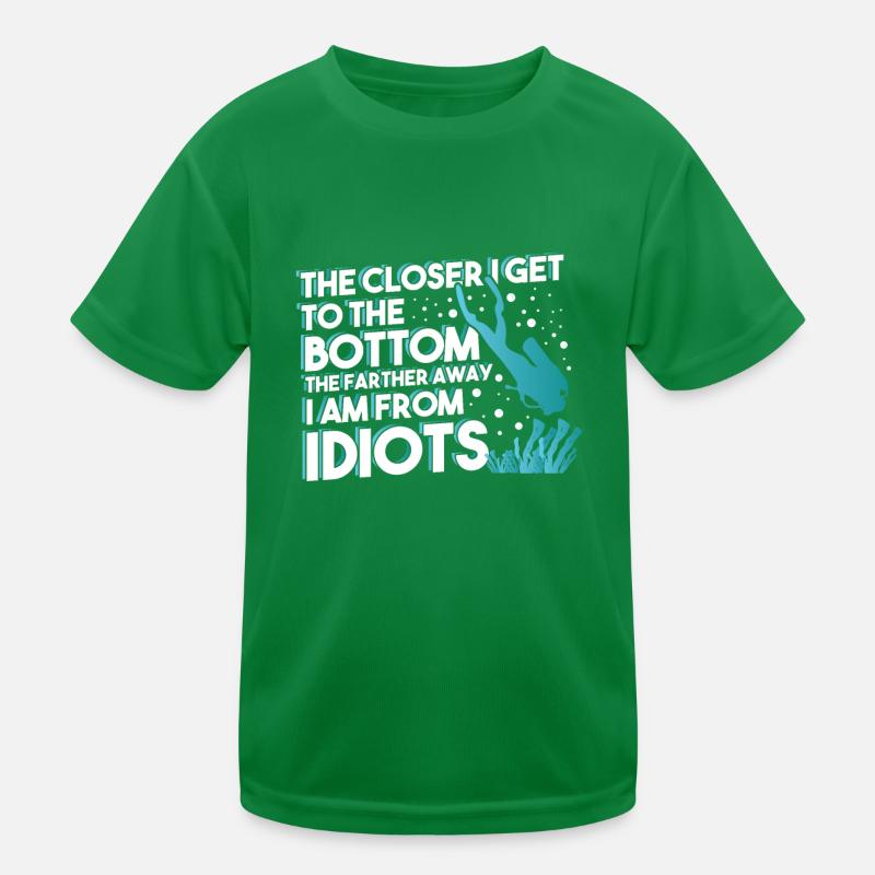 Scuba Diving Kids Functional T-Shirt
