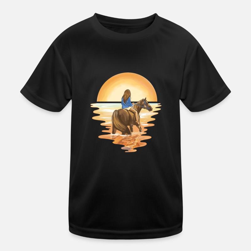 Cheval T-shirt sport Enfant