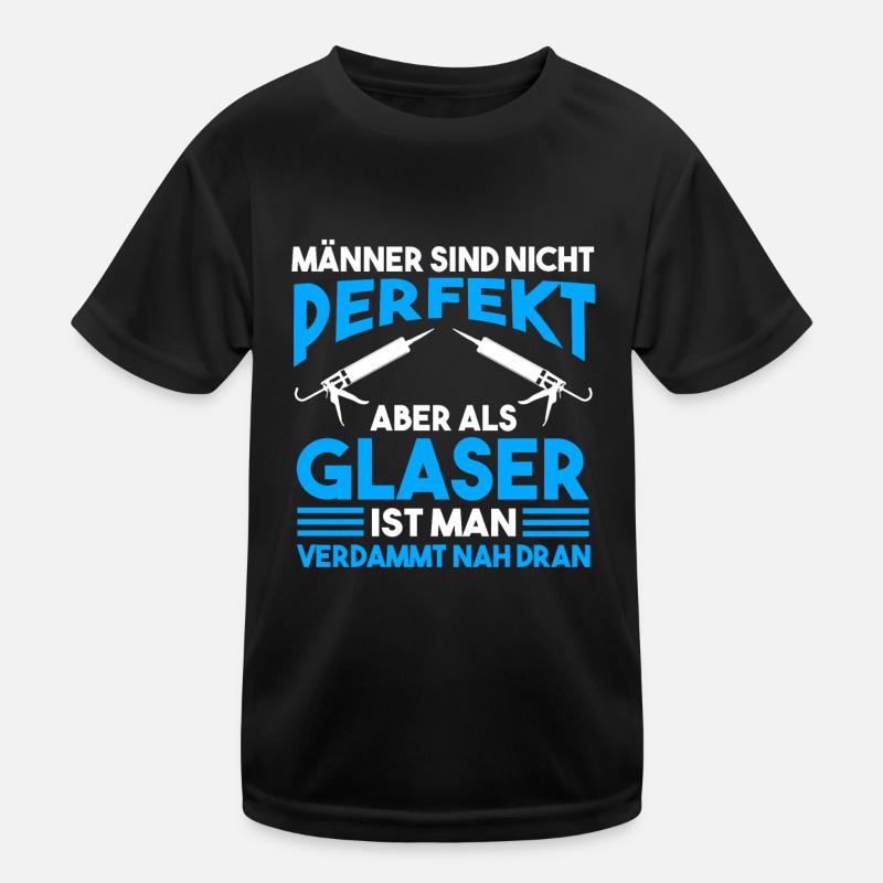 Glaser Glaserei Kinder Funktions-T-Shirt