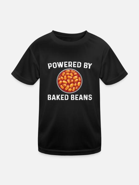 Baked Beans - Kids Functional T-Shirt - black - Front