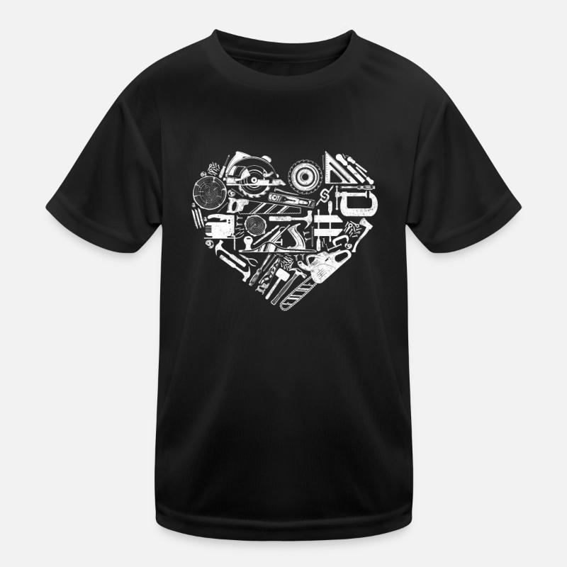 Woodworker Carpenter Tools Vintage Kinder Funktions-T-Shirt