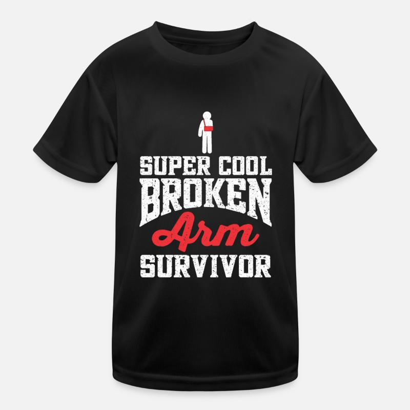 Fracture du bras fracture bras blessure T-shirt sport Enfant