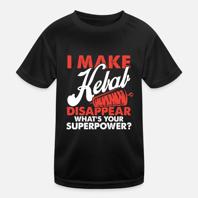 döner kebab T-shirt sport Enfant