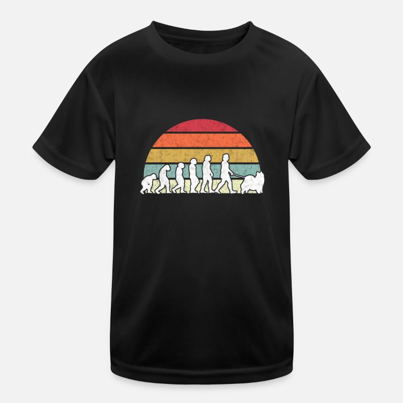 Eurasier Evolution asiatique pointu chien de famille T-shirt sport Enfant