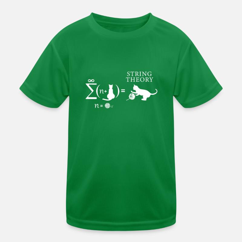 String théorie chat Infini T-shirt sport Enfant