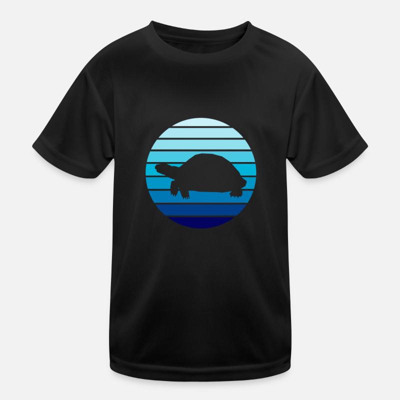 Turtle Retro Turtles Vintage Kids Functional T-Shirt
