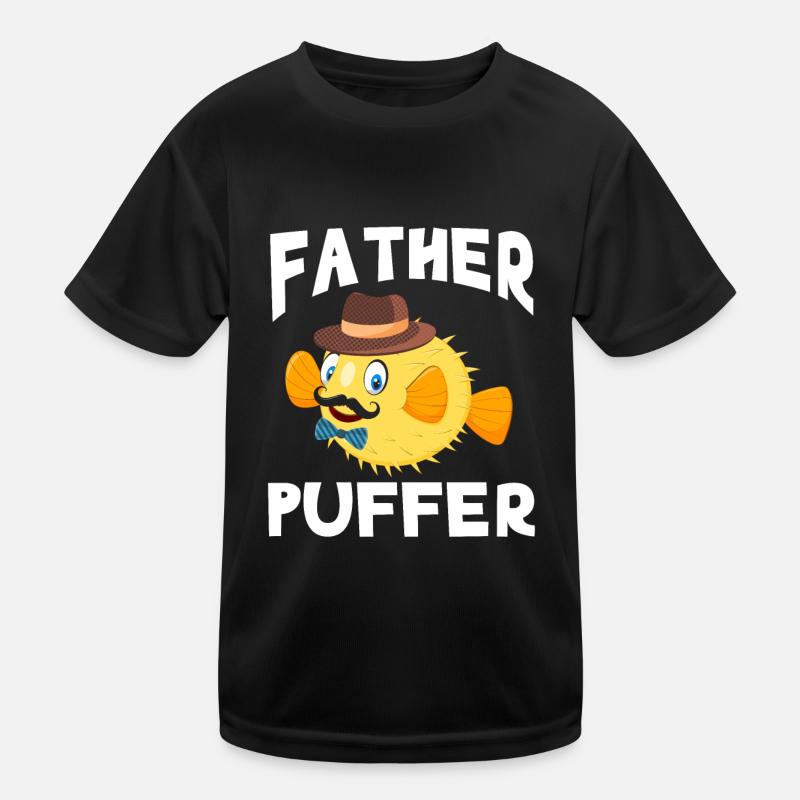 Puffer fish Buffer fish Fish Balloon fish Fish Kids Functional T-Shirt