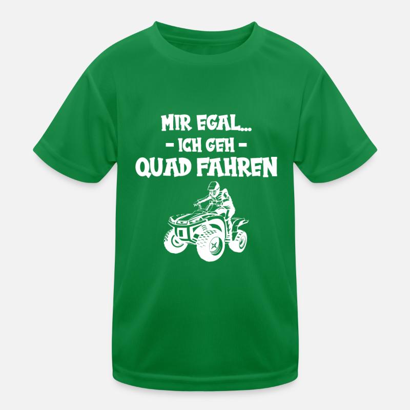 Mir egal Quad Kinder Funktions-T-Shirt