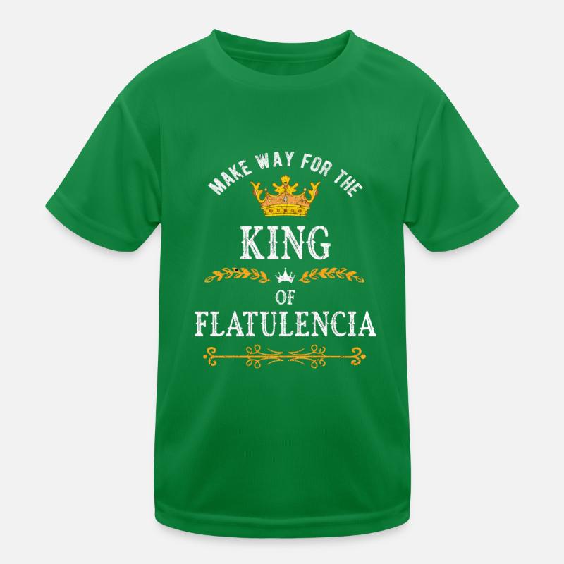 Roi de Flatulenzia - Pets T-shirt sport Enfant