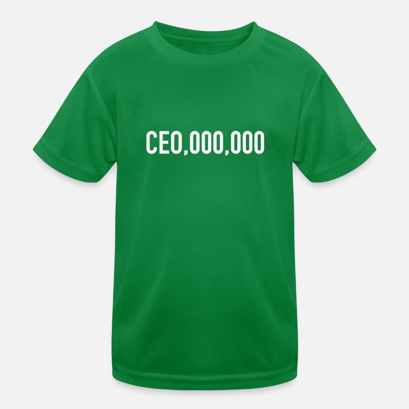 CEO - CEO,000,000 Kids Functional T-Shirt
