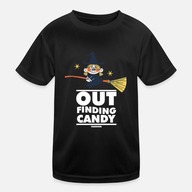 Hexe Kinder Funktions-T-Shirt