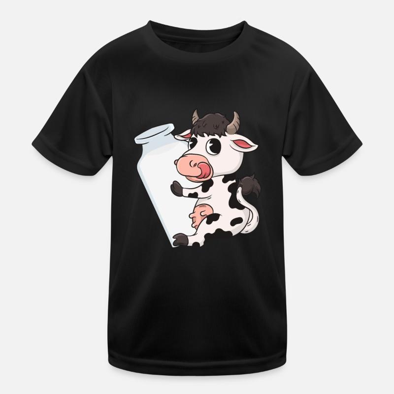 Vache lait T-shirt sport Enfant