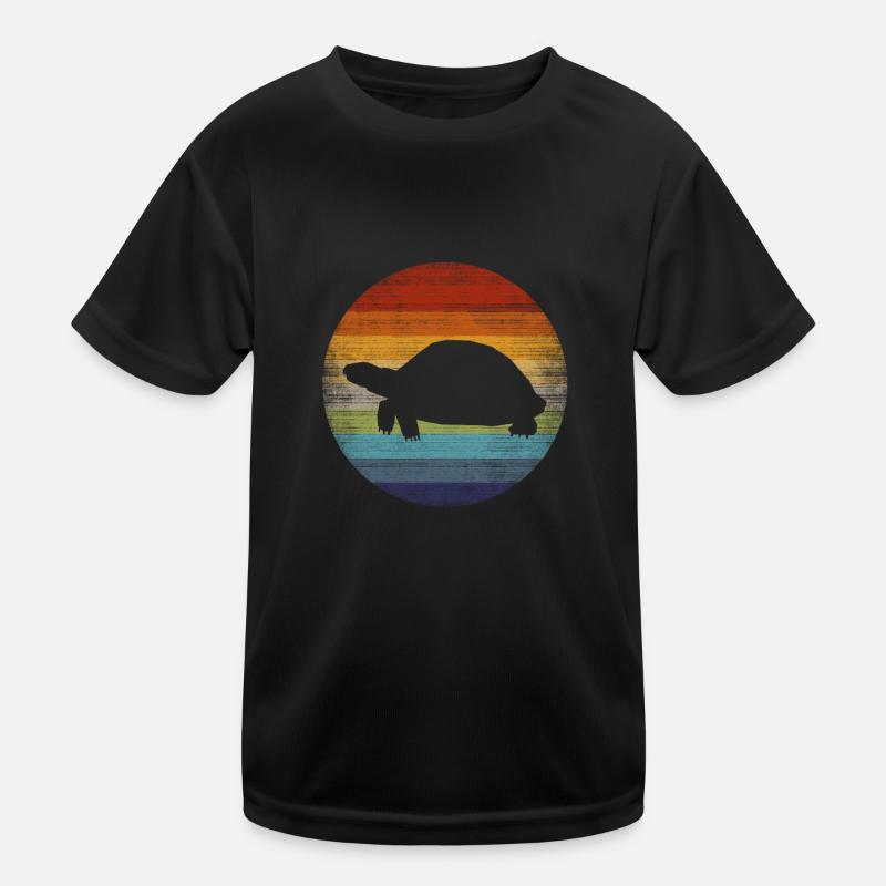 Tortue animal rétro cadeau T-shirt sport Enfant