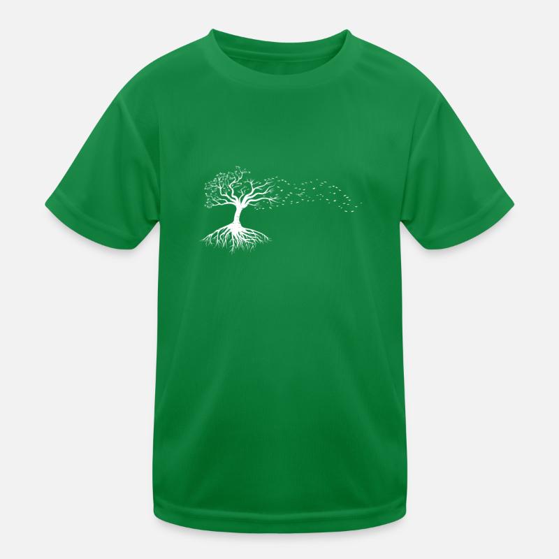 Tree Old Lonely Tree Old Tree Leafless Tree Kinder Funktions-T-Shirt