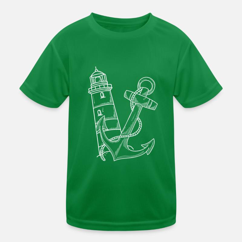 Lighthouse Anker Maritim Kids Functional T-Shirt