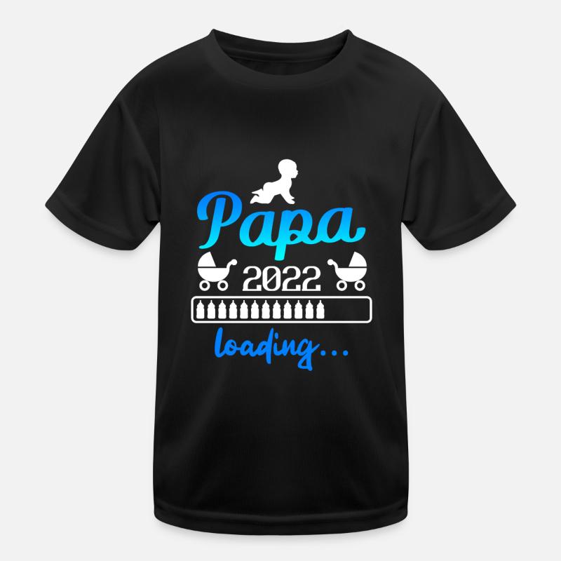 Werdender Papa 2022 Vater Kinder Funktions-T-Shirt