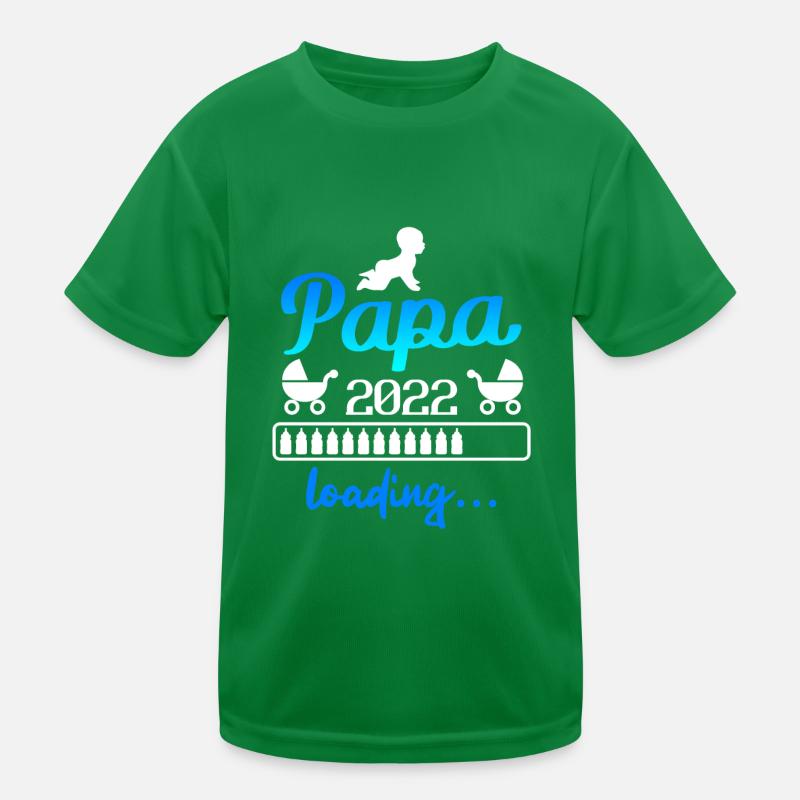 Werdender Papa 2022 Vater Kinder Funktions-T-Shirt