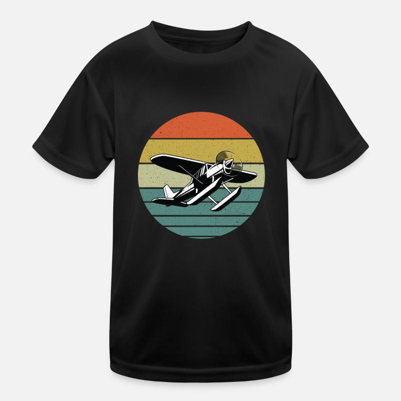 Flugzeug Kinder Funktions-T-Shirt