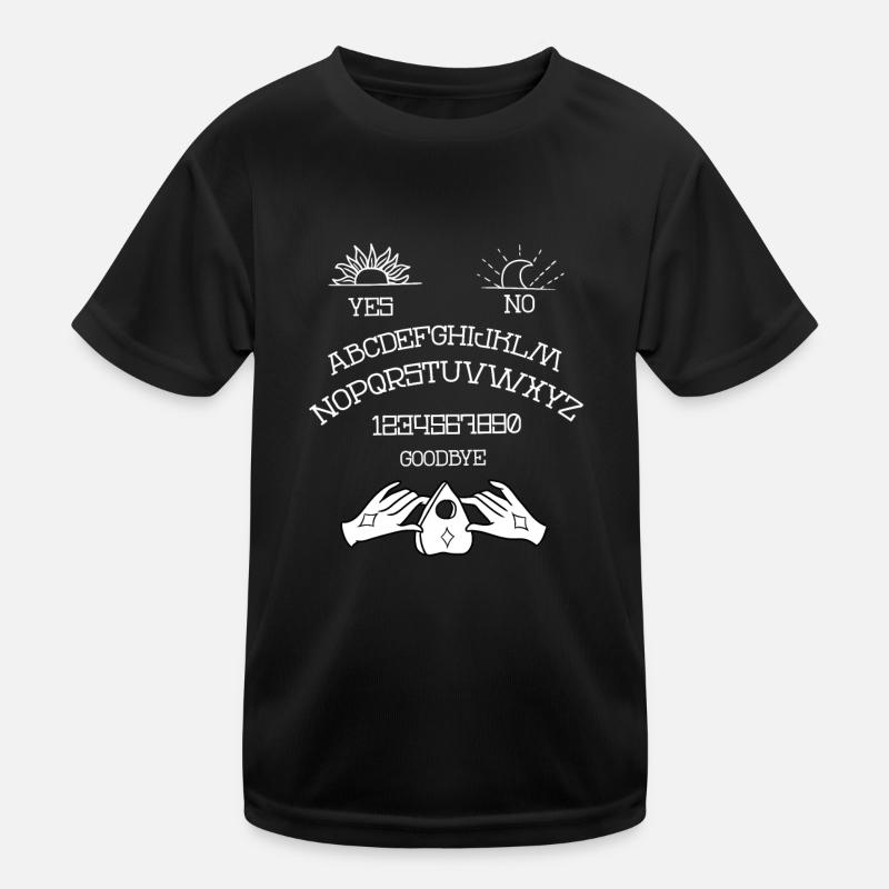 Ouija Board Witchcraft Wicca Spooky Kids Functional T-Shirt