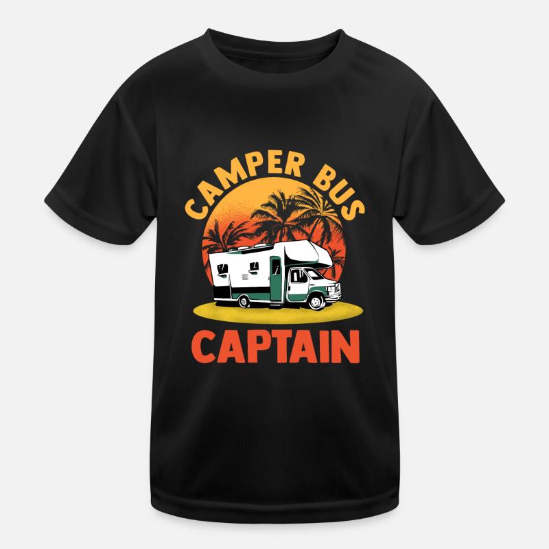 Caravan Motorhome Caravan Camper Kids Functional T-Shirt