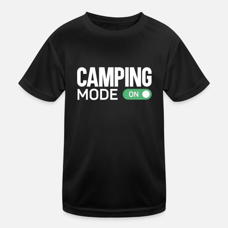 Camping Mode On Tent Kinder Funktions-T-Shirt
