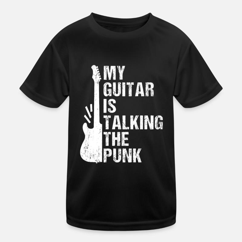 Meine Gitarre Spricht Den Punk Kinder Funktions-T-Shirt