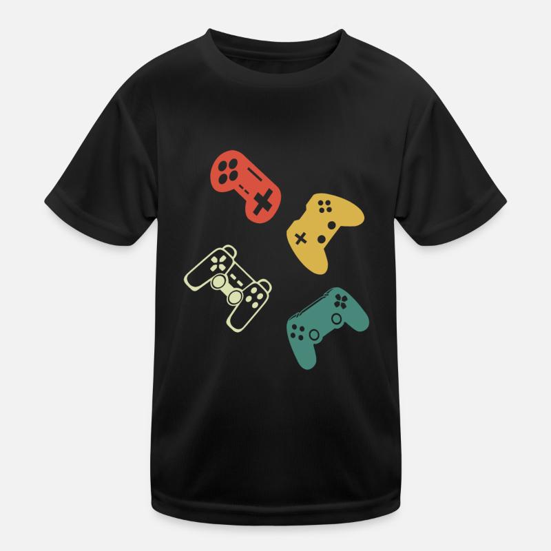 Gamer Controller Gaming Player - Video Games Kinder Funktions-T-Shirt