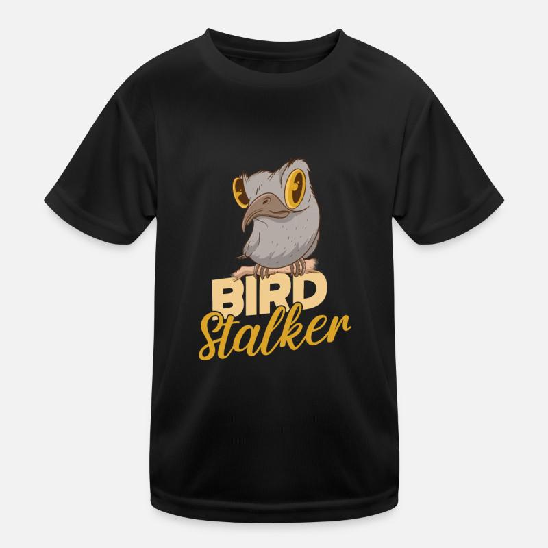 Observation des oiseaux Birding Bird Stalker T-shirt sport Enfant