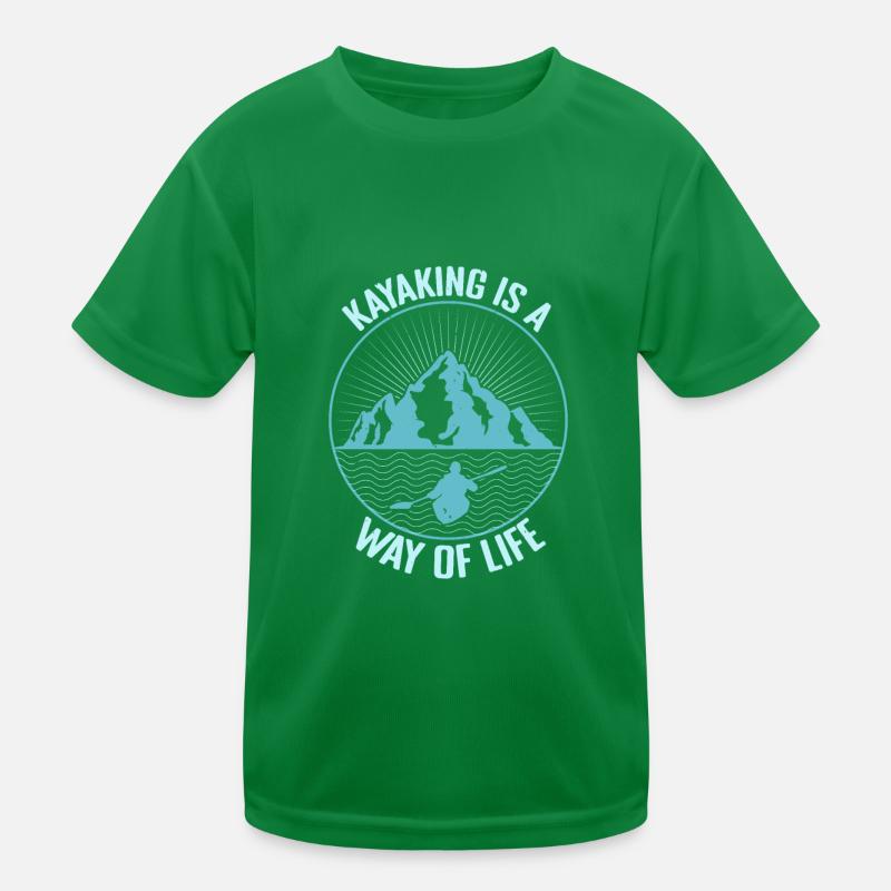 Kayak Gift Idea Kids Functional T-Shirt