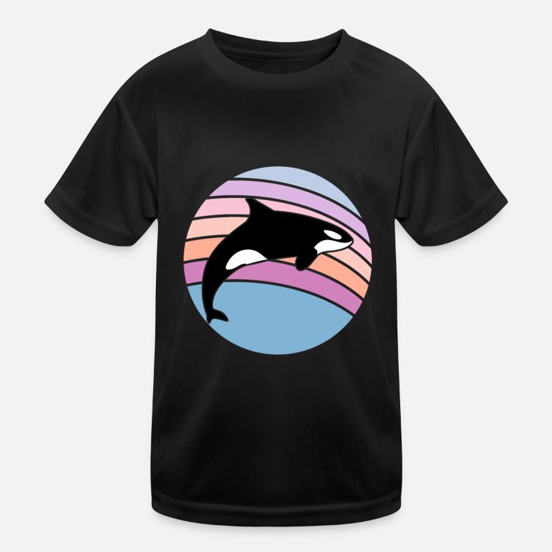 Orca baleines cadeau de l’océan motif T-shirt sport Enfant