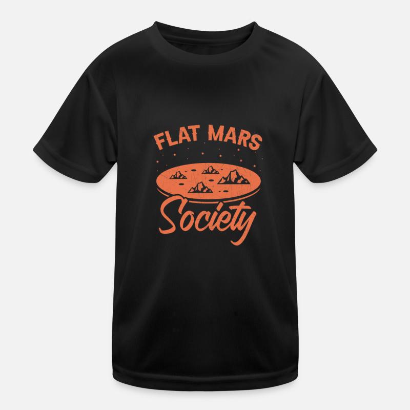 Flat Mars Society Kids Functional T-Shirt