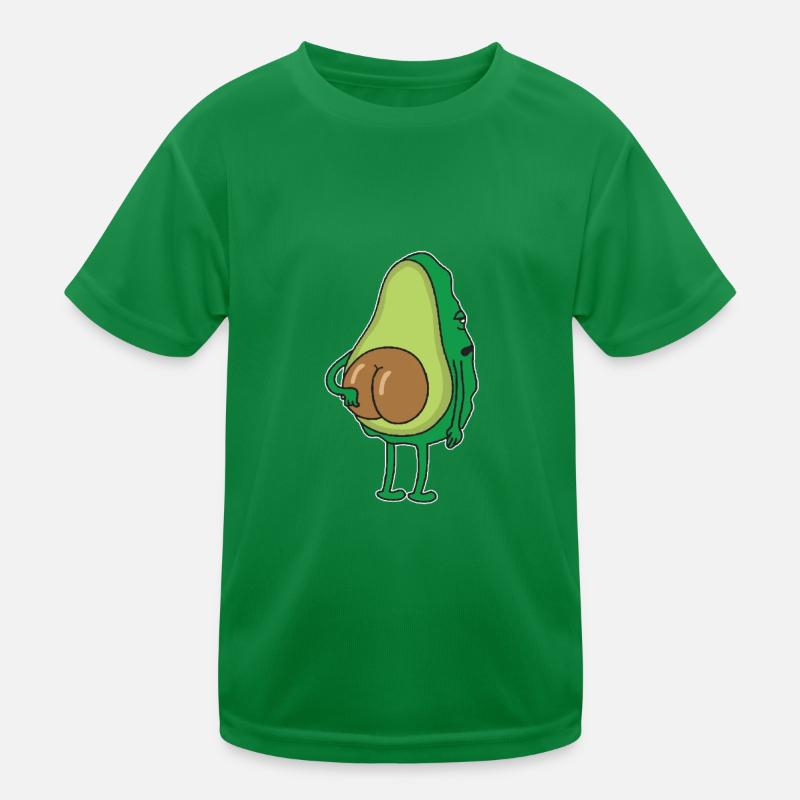 Graines d’avocat Cul Végétalien Avocat Fesses T-shirt sport Enfant