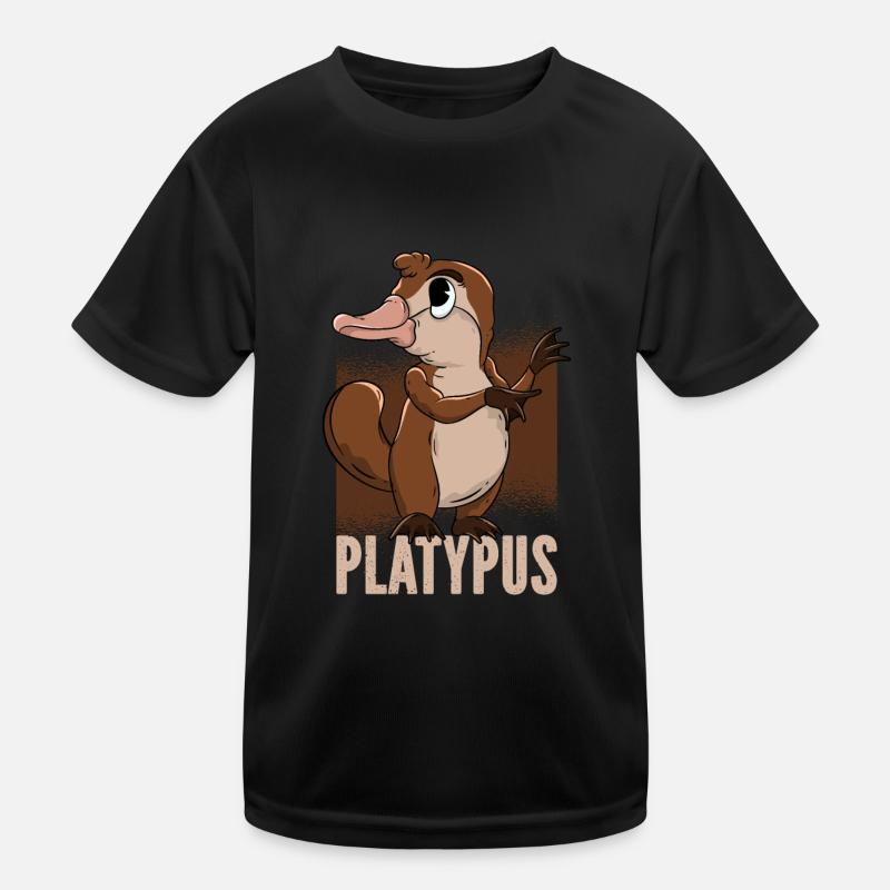 Schnabeltier Kinder Funktions-T-Shirt