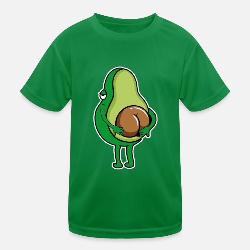 Avocado Ass Scratch Butt Avocado Lover Vegan Kinder Funktions-T-Shirt